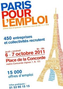 Axecibles présent au Forum pour l’Emploi à Paris les 6 et 7 octobre 2011 !