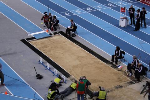 Axecibles aux Championnats de France d’athlétisme Elite en Salle.  